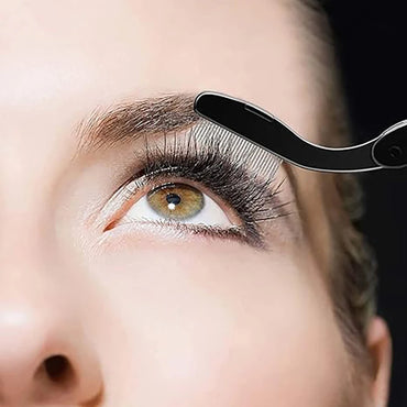 Foldable Eyelash Comb Separator Folding Lash Comb Eyebrow Mascara Applicator Eyelash Definer Arc Designed Cosmetic Brushes Tool