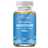 Triple Magnesium Complex - Supports Muscle, Bone, Cardiovascular and Nervous System Health - 120 Capsules