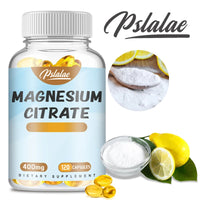 Magnesium Citrate Capsules - Supports Bone, Muscle, Sleep, and Skin Health - 120 Capsules