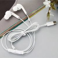 Type C  Headset Stereo Music Earbud Wired Headphones With Mic For Samsung Galaxy S23 S22 S21 Ultra S20 Note 10 for huawei phone