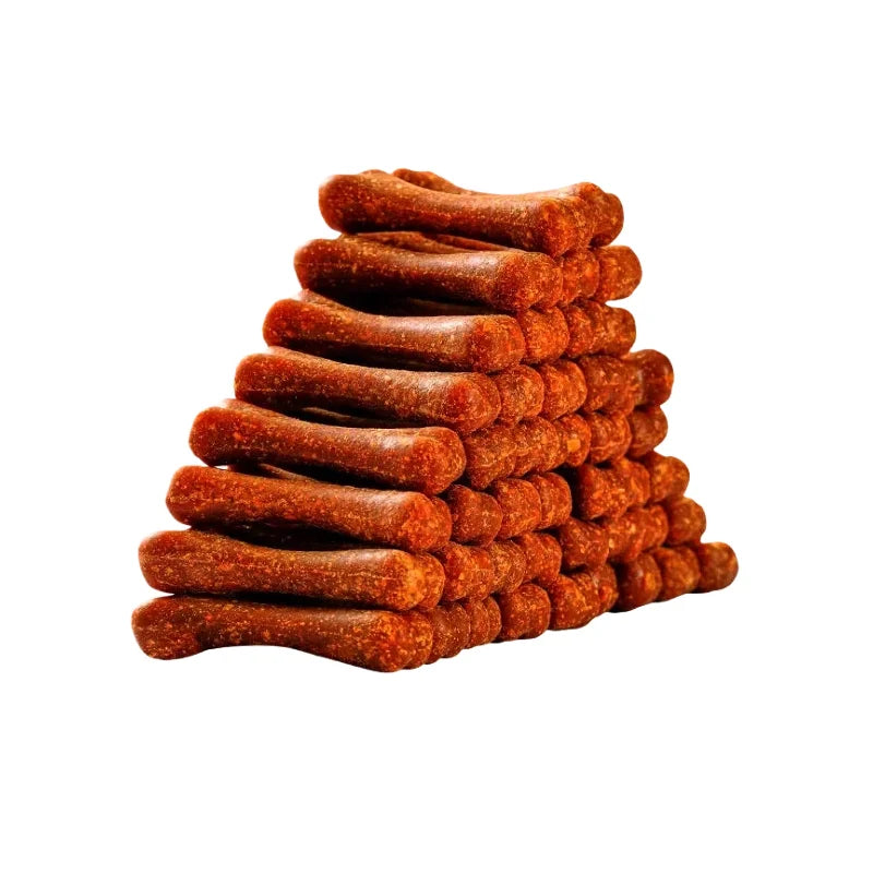 Beef Flavored Dental Chew Bones for Dogs – 100g, Delicious & Long-Lasting Oral Care Snack