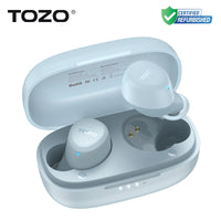 Refurbished TOZO TWS Earbuds in-Ear Wireless Bluetooth Headsets with With Mic Touch Control Sport Waterproof for Iphone Android