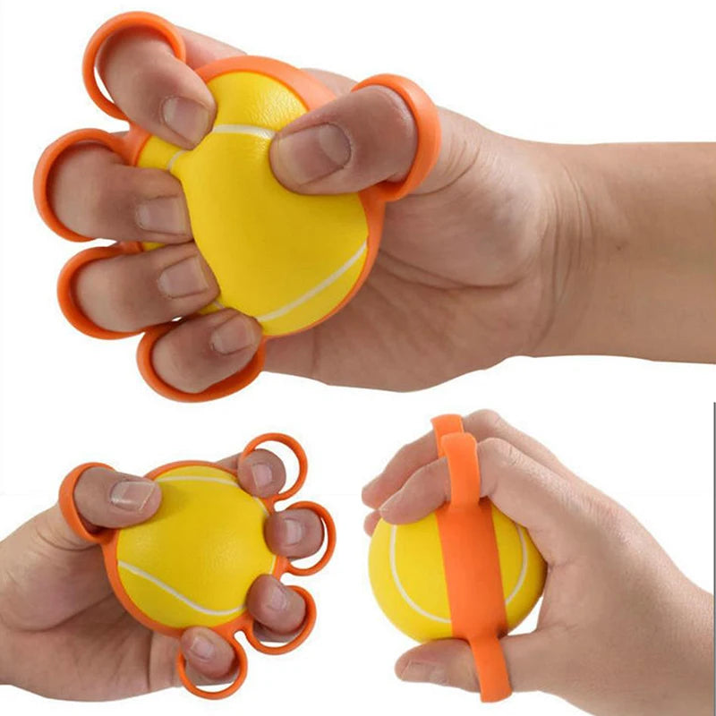 1PC Hand Therapy Ball,Finger Exercise Grip Strength Trainer for Rehabilitation,Arthritis,Elderly, Stress Relief  Muscle Recovery