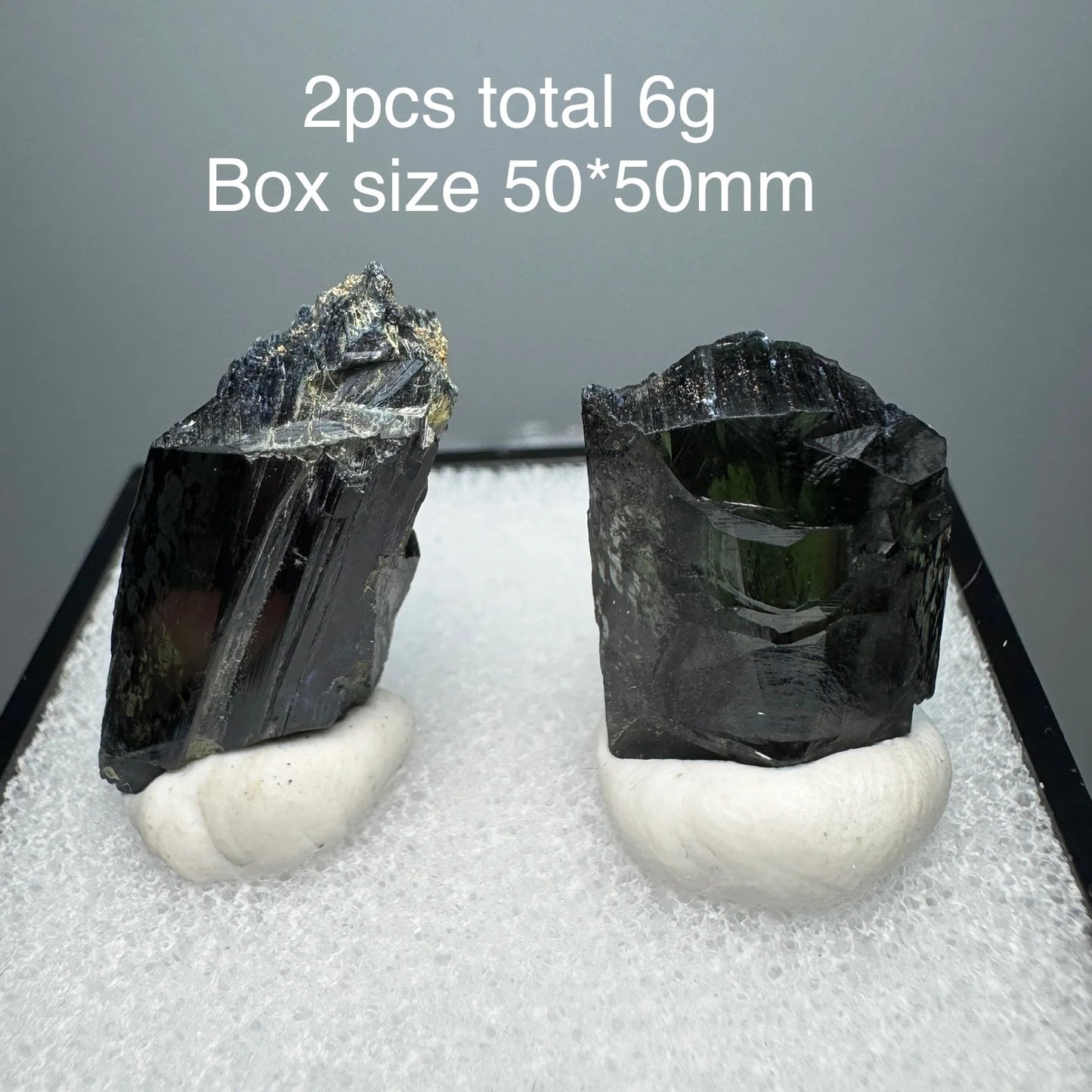 Natural Rare Brazil Vivianite Blue ironearth Mineral Specimen Healing Quartz Crystals Stone Rock Gemstone Box Size 50X50mm