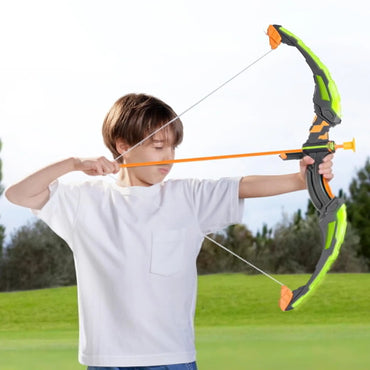 JOYFY Kids Bow Arrow Set with LED Flash Lights Outdoor Archery Set Toy with Suction Cup Arrows Great for Kids 6-12 Birthday Gift