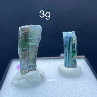 Natural Rare Brazil Vivianite Blue ironearth Mineral Specimen Healing Quartz Crystals Stone Rock Gemstone Box Size 50X50mm