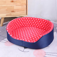 Cats Bed Dot Sponge Pad Dog Accessories Houses and Habitats Pet House Puppy Goods All Supplies Cushions Things Beds Basket Mat