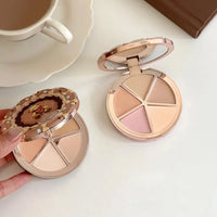 Flower Knows Sweetie Bear 4-Color Concealer Palette Long-Lasting Full Coverage Waterproof Creamy Texture Makeup