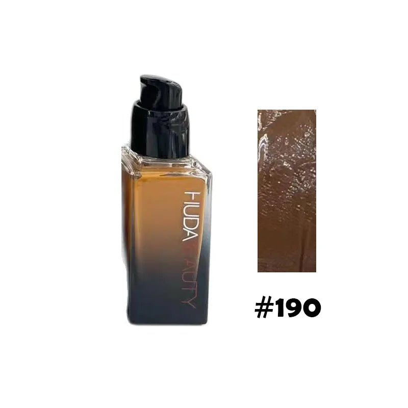 34ml Flawless HUDA 9 Color Foundation Matte Concealer Nourishing Long-Lasting Facial Base Makeup Conceale Breathable Cosmetic