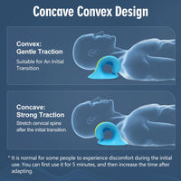 1Pcs Eva Neck and Shoulder Relaxer, Neck Relaxation and Cervical Spine Alignment, Chiropractic Pillow Neck Stretcher Massager