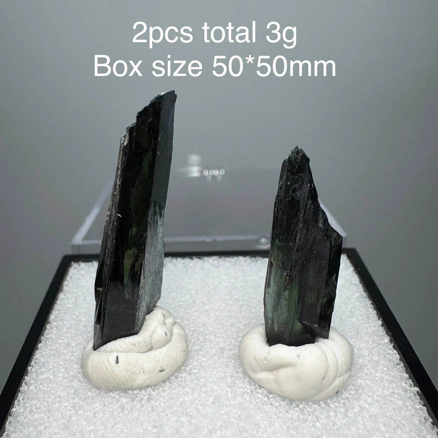 Natural Rare Brazil Vivianite Blue ironearth Mineral Specimen Healing Quartz Crystals Stone Rock Gemstone Box Size 50X50mm