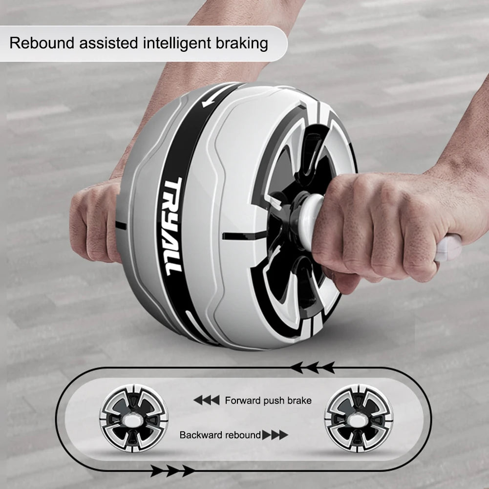 Abdominal Exercise Wheel Anti-Slip Rebound Core Strength Trainer Detachable Rebound Wheel for Home and Gym Fitness Equipment
