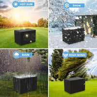 Oxford cloth Dog Kennel Cover Waterproof Windproof Pet Crate Protective Dog Kennel Cover Universal Fit For Indoor Outdoor Crates