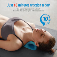 1Pcs Eva Neck and Shoulder Relaxer, Neck Relaxation and Cervical Spine Alignment, Chiropractic Pillow Neck Stretcher Massager