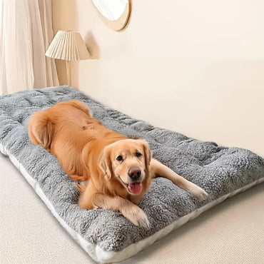 Dog Pet Beds Extra Large Plush Dog Bed Sofa Thickened Super Soft Polyester Pet Mat Dog Crate Mat Bed For Large Dog Bed