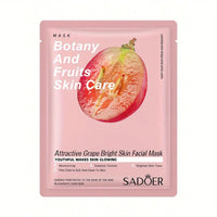 10pcs Botany & Fruit Sheet Mask Set | Hydrating and Refreshing Facial Skincare Variety Pack