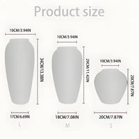 Elegant Retro White Speckled Ceramic Flower Pot - Exquisite Design Creates an Elegant Atmosphere, Suitable for Various Flowers, Unique Speckled Texture Adds Classical Beauty, Perfect for Decorating Home or Office Spaces