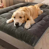 Dog Pet Beds Extra Large Plush Dog Bed Sofa Thickened Super Soft Polyester Pet Mat Dog Crate Mat Bed For Large Dog Bed