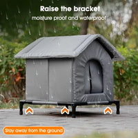 NewestStray Cat dog House Waterproof Outdoor Winter Warm Pet Cave Sleeping Beds Home Foldable Washable for Small Supplies