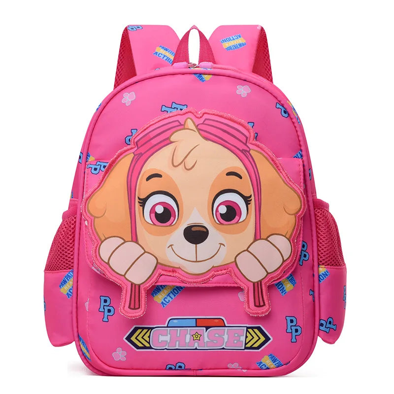 Paw Patrol Cartoon Backpack Skye Chase Cute Nylon Backpack for Boys and Girls Casual Shoulder Bag A Surprise Gift for Children