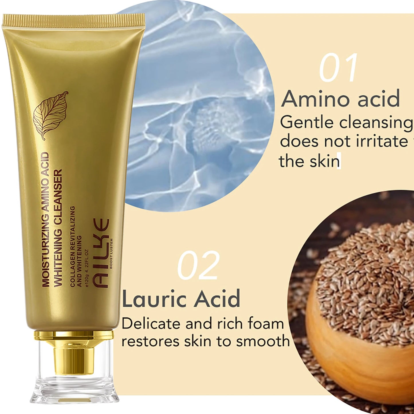 AILKE Whitening Dark Spots Remove Facial Skin Care Cream With Collagen, Reduce Freckles, Wrinkles, Women Premium Face Product