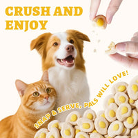 Freeze-Dried Egg & Chicken Pet Treats – 50g, Delicious Taste，Dog and Cat Foods