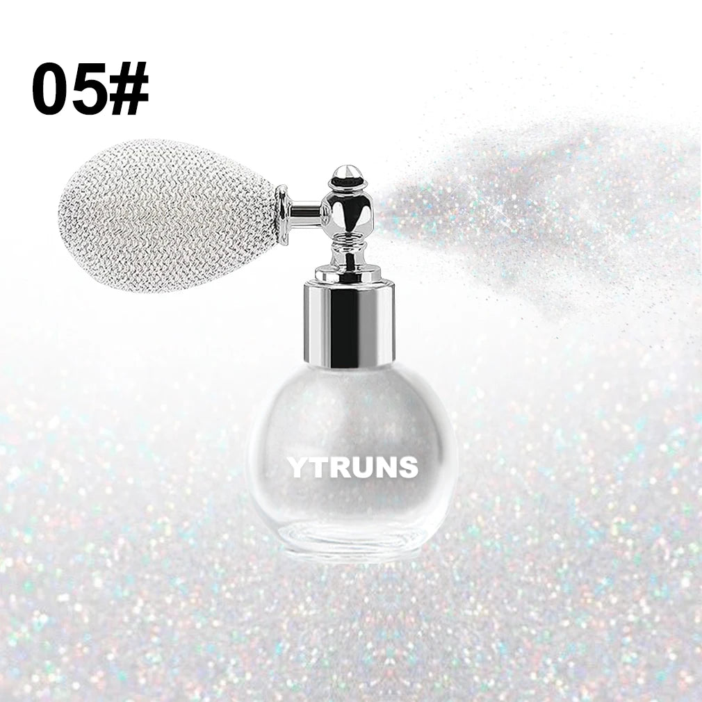 Star Glitter Spray, Body Makeup Highlighter, 3D Glitter Laser Fine Powder, Suitable For Performance And Dance, Clavicle And Body