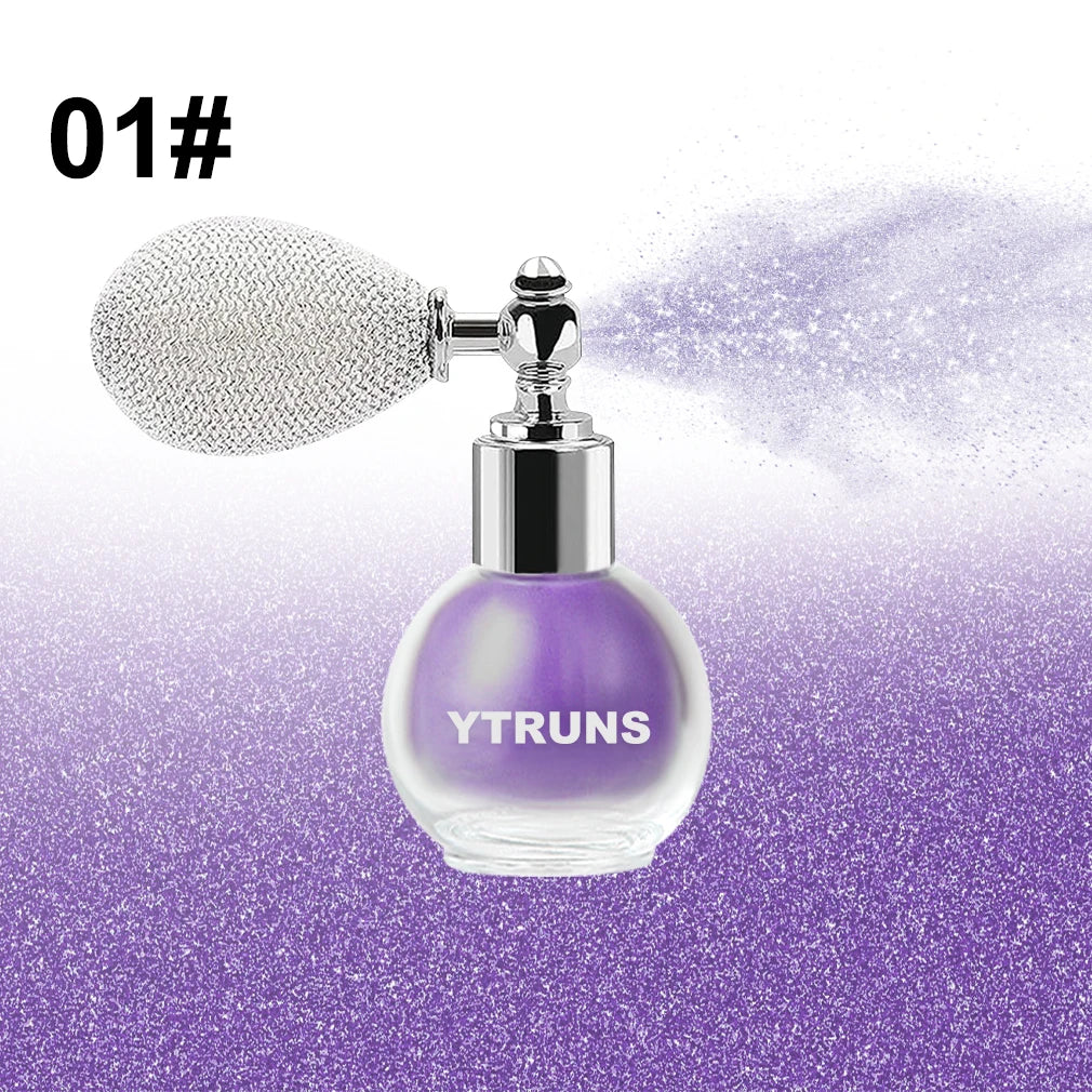 Star Glitter Spray, Body Makeup Highlighter, 3D Glitter Laser Fine Powder, Suitable For Performance And Dance, Clavicle And Body