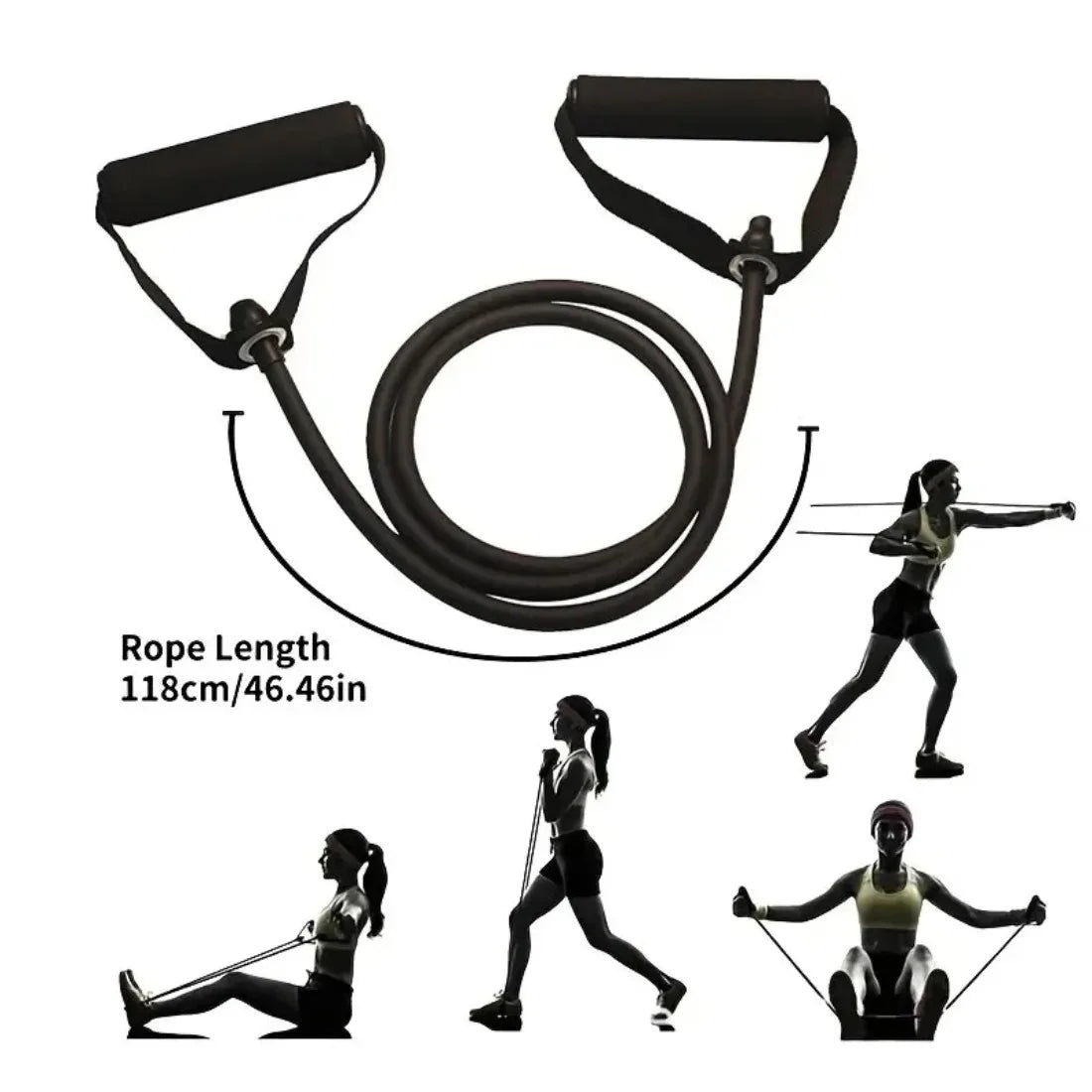 Resistance Bands with Handles – Home Gym Strength Training Set for Men & Women