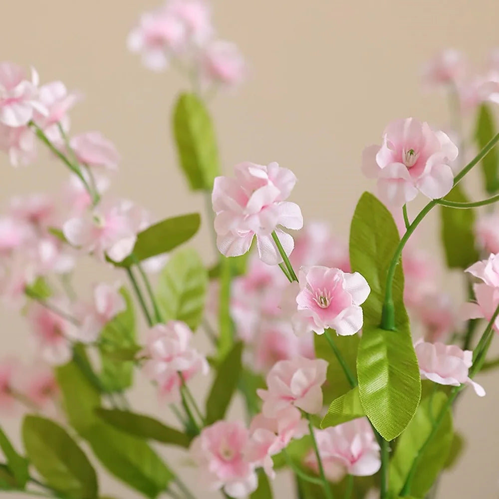 12PCS Artificial Flowers Plastic Forget-Me-Not Faux Bouquets DIY Home Decor Table Centerpiece Wedding Elegant Decoration