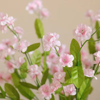 12PCS Artificial Flowers Plastic Forget-Me-Not Faux Bouquets DIY Home Decor Table Centerpiece Wedding Elegant Decoration