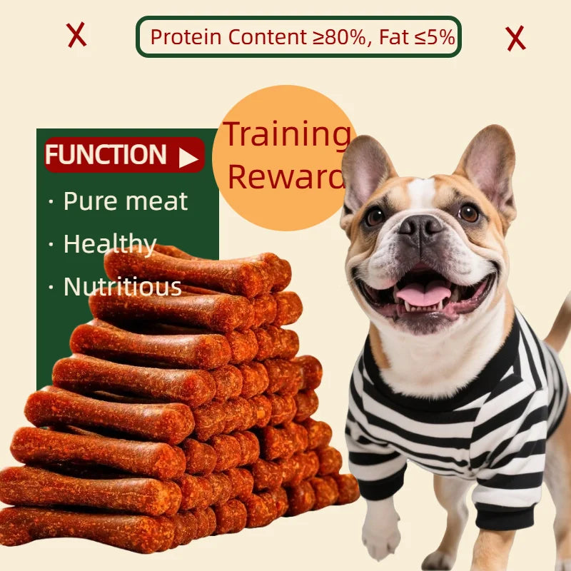 Beef Flavored Dental Chew Bones for Dogs – 100g, Delicious & Long-Lasting Oral Care Snack